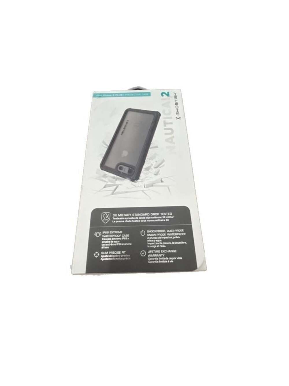 New Unopened Ghostek Nautical 2 Waterproof Protective Case for iPhone 8 Plus